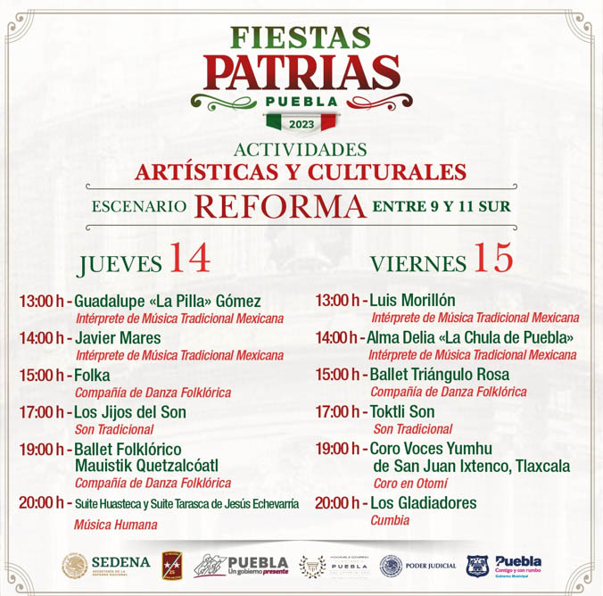 Fin de semana de celebraciones patrias en el Centro Histórico