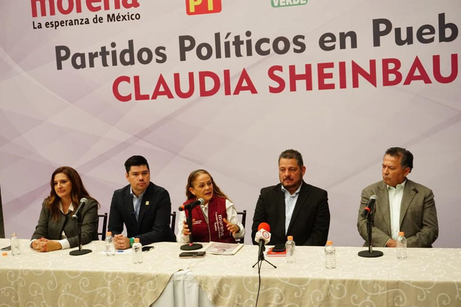 Morena Puebla convoca a la unidad de partidos rumbo al 2024