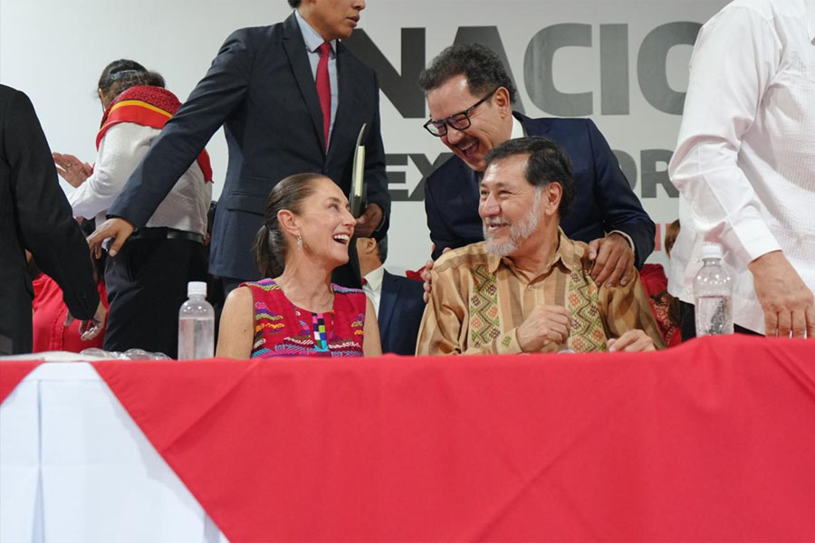 Participa Nacho Mier en la Convención Electoral Nacional del PT ante Claudia Sheinbaum