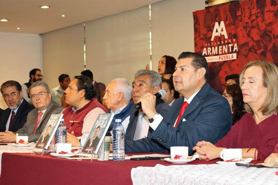 Armenta cumple tareas de la Dra. Claudia Sheinbaum en Puebla