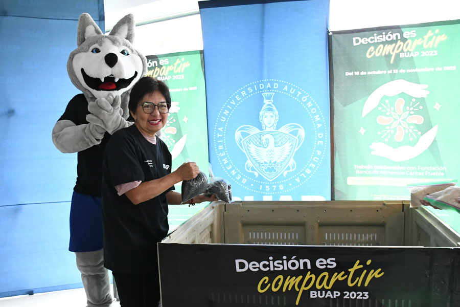 Rectora Lilia Cedillo inicia la campaña “Decisión es compartir BUAP 2023”