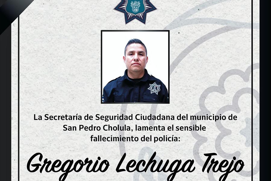 Murieron policía municipal de San Pedro Cholula y delincuente en enfrentamiento