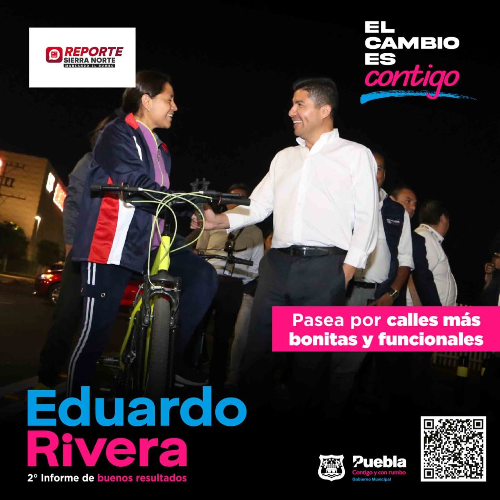 Mejores calles en Puebla bajo el liderazgo del Alcalde Eduardo Rivera