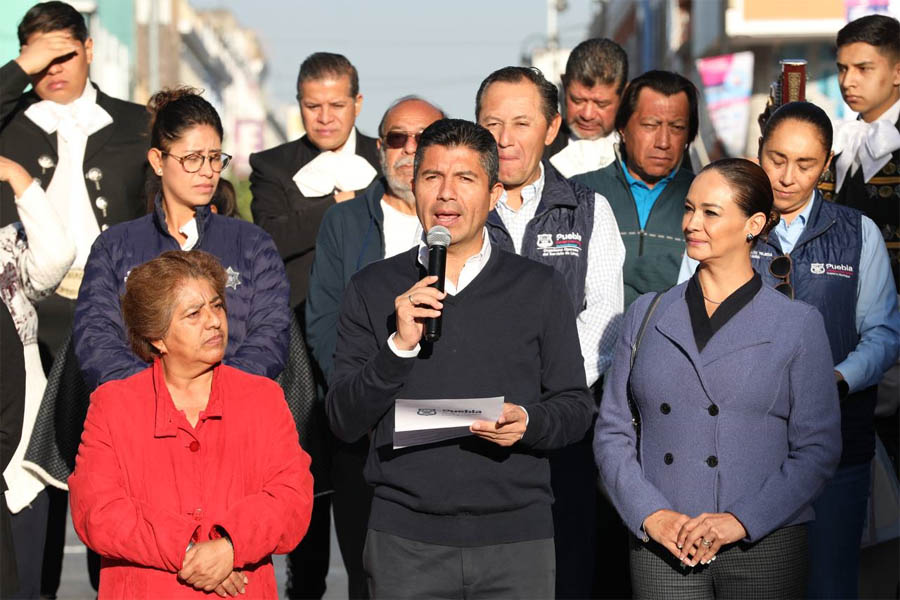 Ayuntamiento de Puebla entregó la rehabilitación de las calles de la zona norte del centro histórico