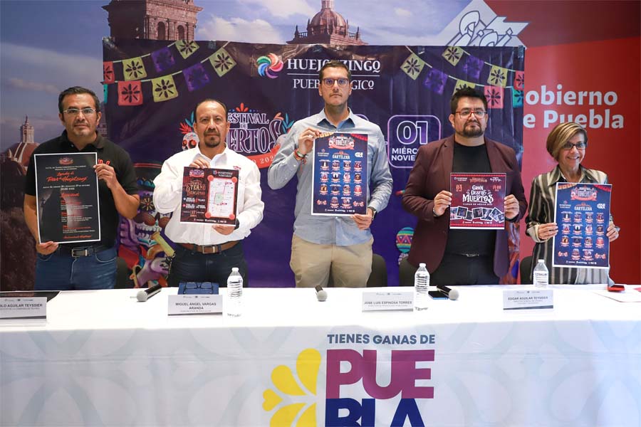 Convoca gobierno estatal a Festival de Día de Muertos de Huejotzingo