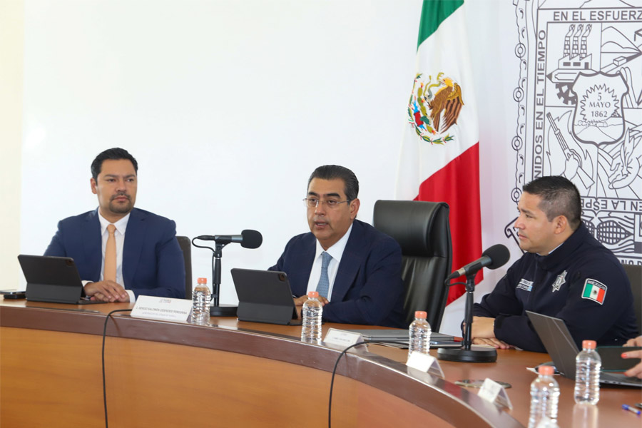 Combate gobierno de Puebla delincuencia de manera frontal y sin titubeo