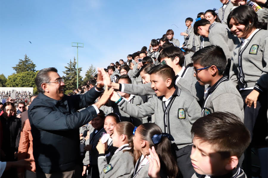 Gobierno estatal, aliado de la educación y del desarrollo integral de estudiantes: Sergio Salomón