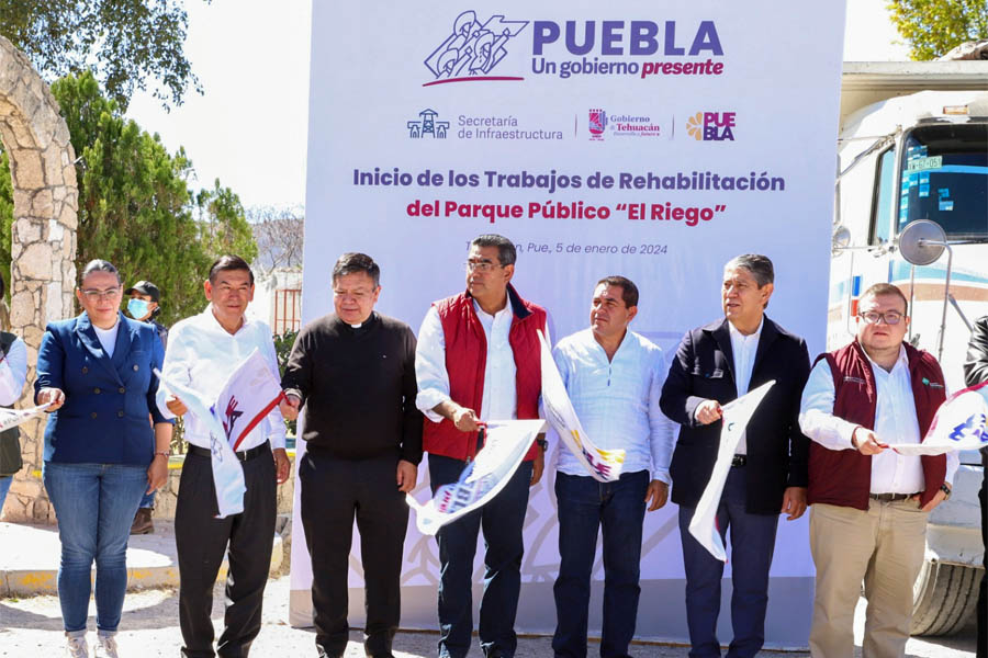 En Tehuacán, Sergio Salomón continúa con el fomento de la convivencia familiar en Puebla