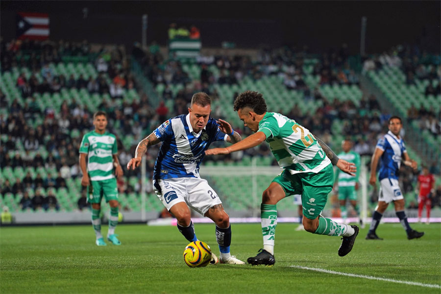 Santos Laguna goleó al Puebla en partido de la Jornada 4