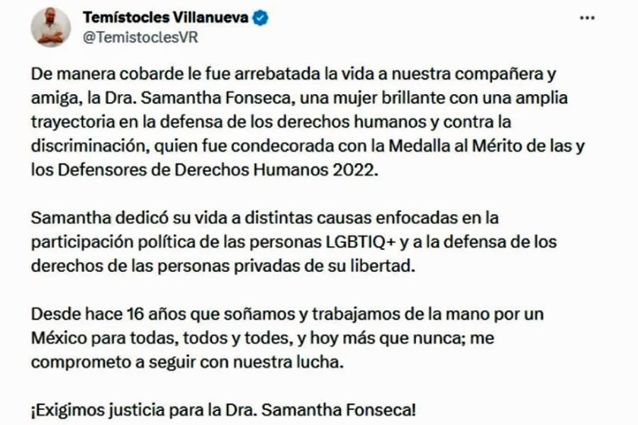 Matan a activista trans Samantha Gomes en CDMX; fue precandidata de Morena al Senado