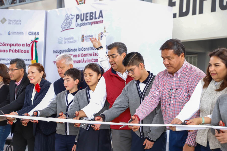 Con inversión en materia educativa, gobierno de Sergio Salomón apuesta por las siguientes generaciones