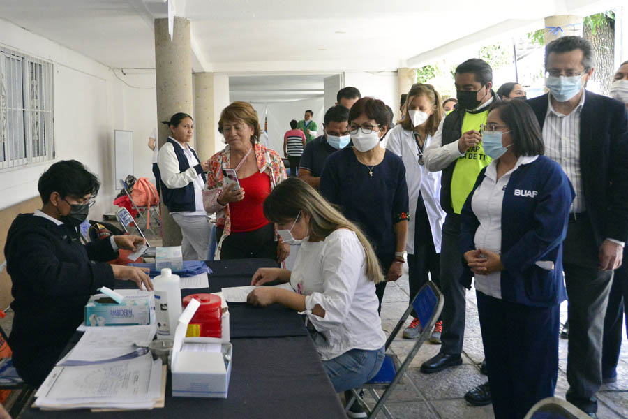 Jornada Universitaria “La BUAP cerca de ti” en la Junta Auxiliar de San Pedro Zacachimalpa