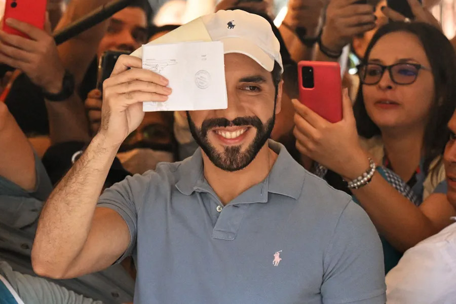 Nayib Bukele gana la reelección en El Salvador