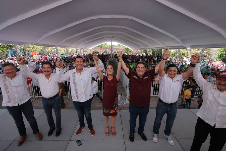 Democracia, libertades y bienestar son garantía en la Cuarta Transformación: Claudia Sheinbaum desde Jojutla, Morelos