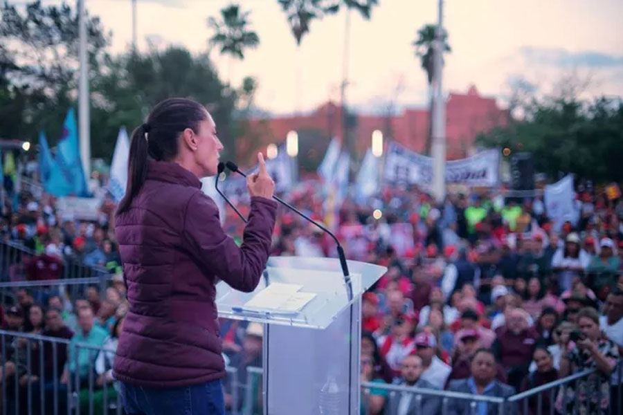 “Con la 4T, mujeres libres y seguras siempre”: Claudia Sheinbaum desde Ciénega de Flores, Nuevo León