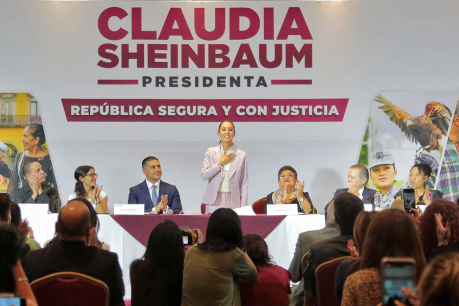 Claudia Sheinbaum presenta su estrategia de seguridad: “República Segura y con Justicia”