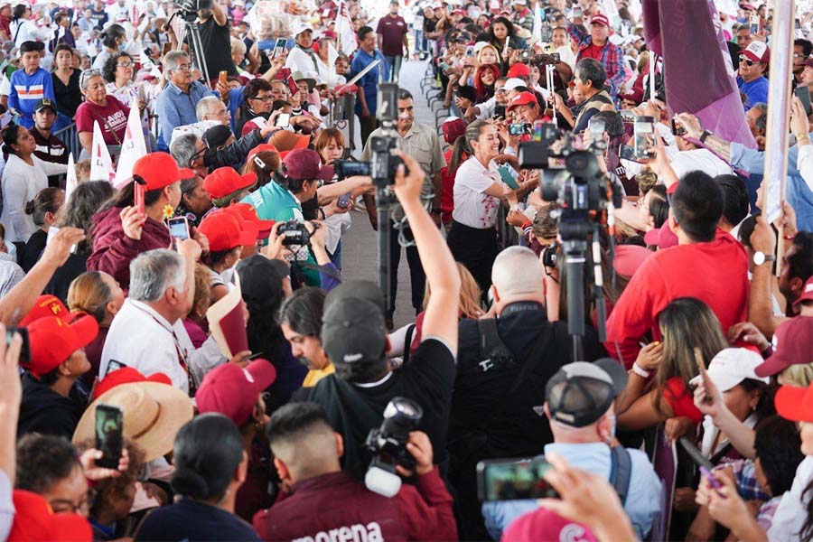 “Vamos a proteger a las mujeres contra la violencia que viven”: Claudia Sheinbaum ofrece seguridad y bienestar a mujeres en Querétaro