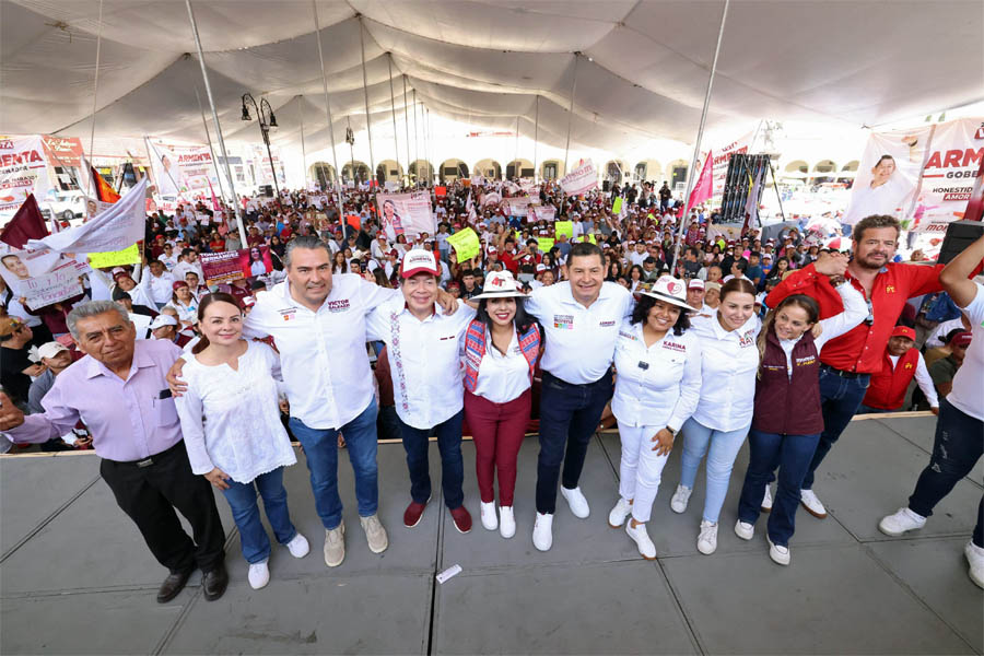 Con la magia de los Cholultecas, la 4T en unidad se consolidará en Puebla: Armenta