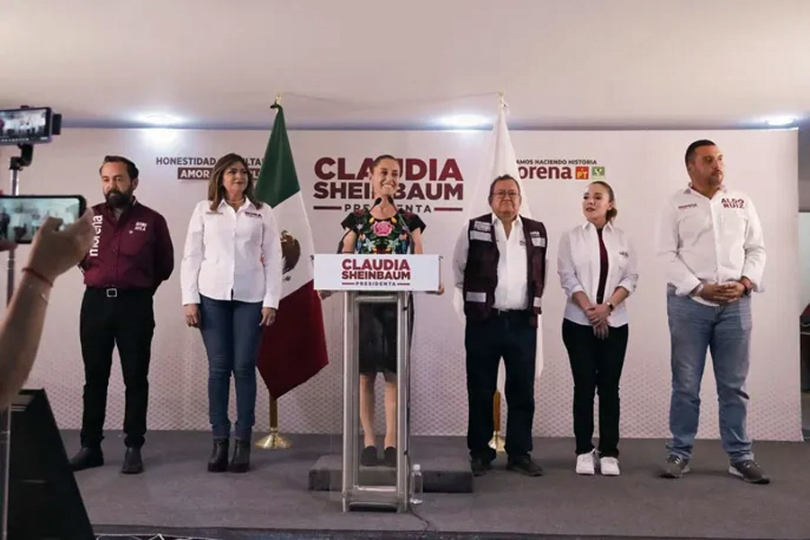 Claudia Sheinbaum anuncia dos nuevas rutas del tren de pasajeros para impulsar el desarrollo regional de Aguascalientes