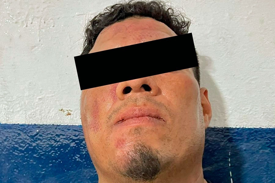 Tras persecución detuvieron a sujeto por robo de camioneta en Totimehuacán