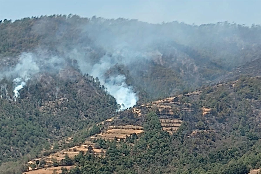 Continúan estrategias de valoración para mitigar fuego en Libres, Ocotepec e Ixtacamaxtitlán