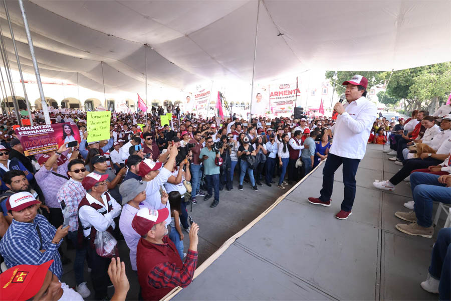 Con la magia de los Cholultecas, la 4T en unidad se consolidará en Puebla: Armenta