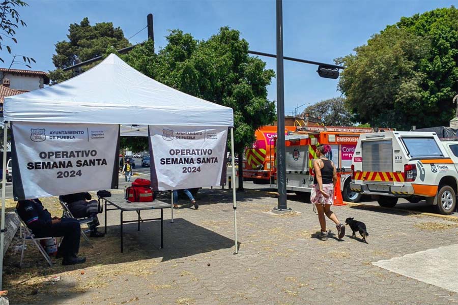 Ayuntamiento de Puebla informó que por Semana Santa se registró saldo blanco