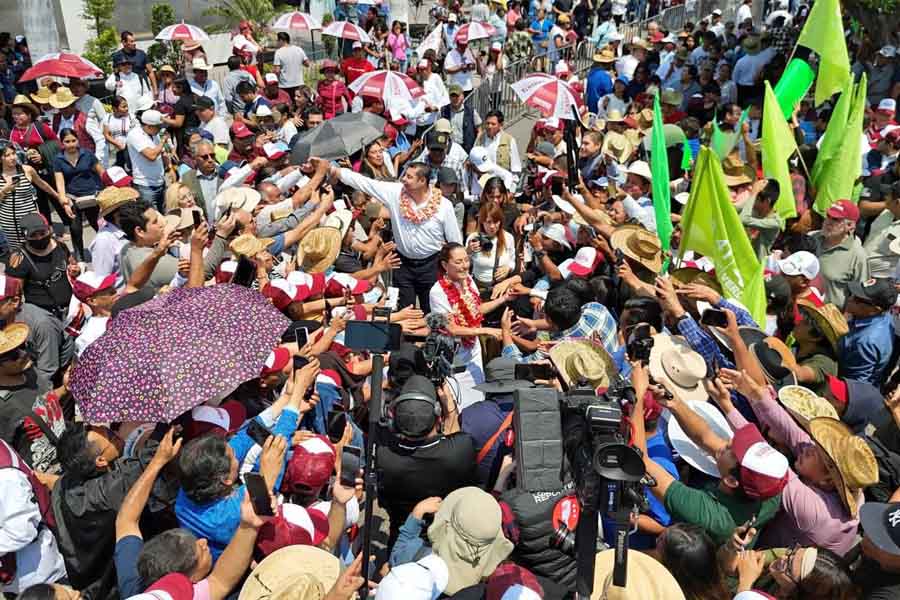 Claudia Sheinbaum llama a hacer equipo junto a Alejandro Armenta a favor de la consolidación de la 4T en Puebla