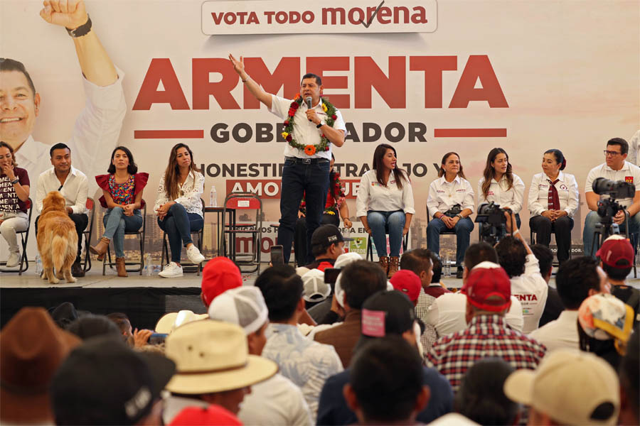 Estación turística ferroviaria y seguridad para Huejotzingo asegura Armenta