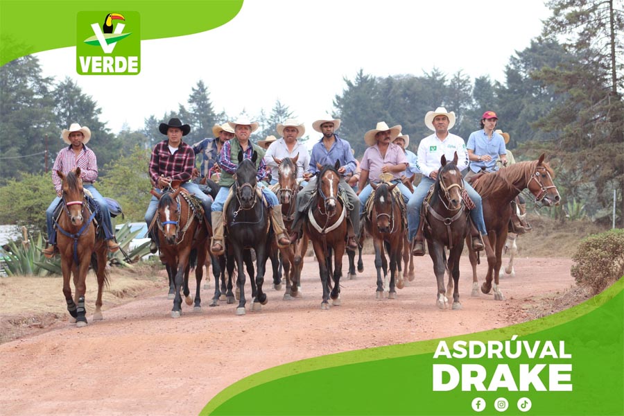 Cabalgata y Respaldo Ciudadano: Asdruval Drake avanza con firmeza al triunfo