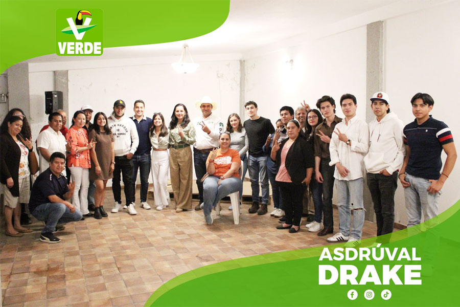 Asdruval Drake, Candidato a Presidente Municipal por el Partido Verde, Participa en Conversatorio de Jóvenes*