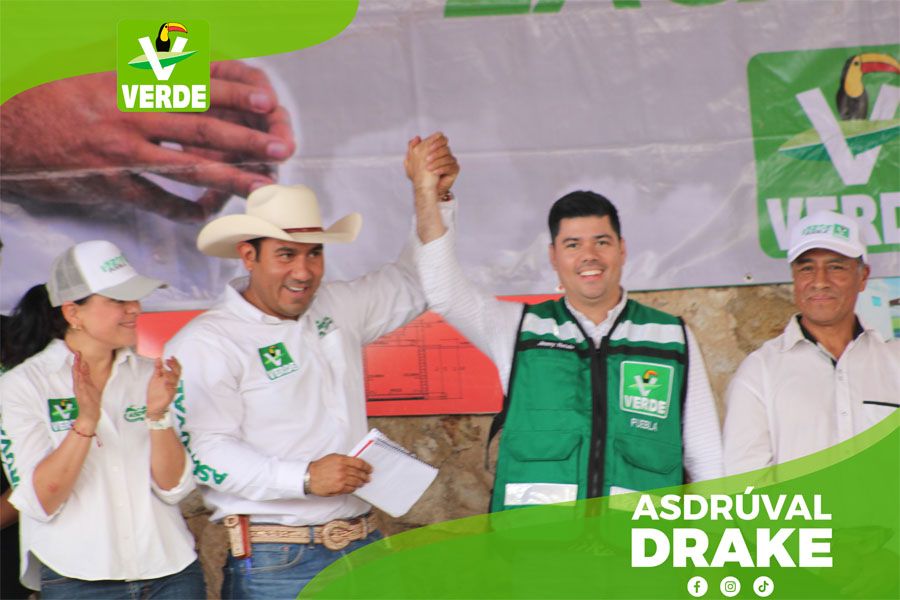 Respaldo de Jimmy Natale, Dirigente del PVEM a la candidatura de Asdruval Drake en Zacatlán