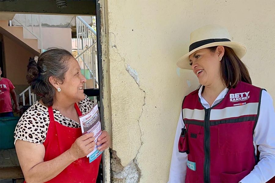 Con Bety Sánchez, Morena garantiza inclusión y apoyos a los que menos tienen