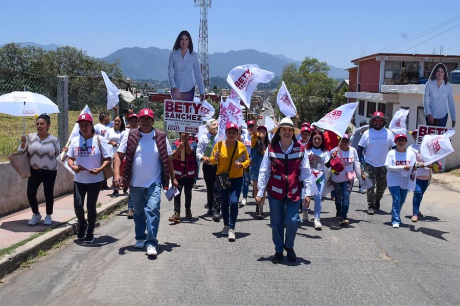 Con Bety Sánchez, Morena garantiza inclusión y apoyos a los que menos tienen