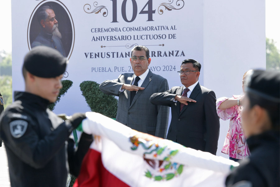 Encabeza titular del ejecutivo aniversario luctuoso de Venustiano Carranza