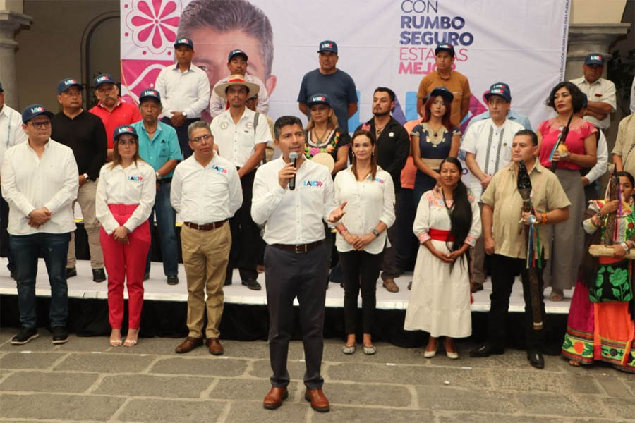 Liderazgos de Morena, MC, PT y comunidades originarias se adhieren al proyecto de Lalo Rivera