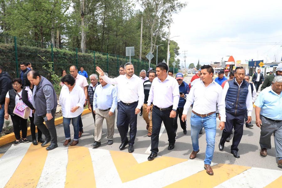 Rehabilitó Adán Domínguez bulevar Xonacatepec