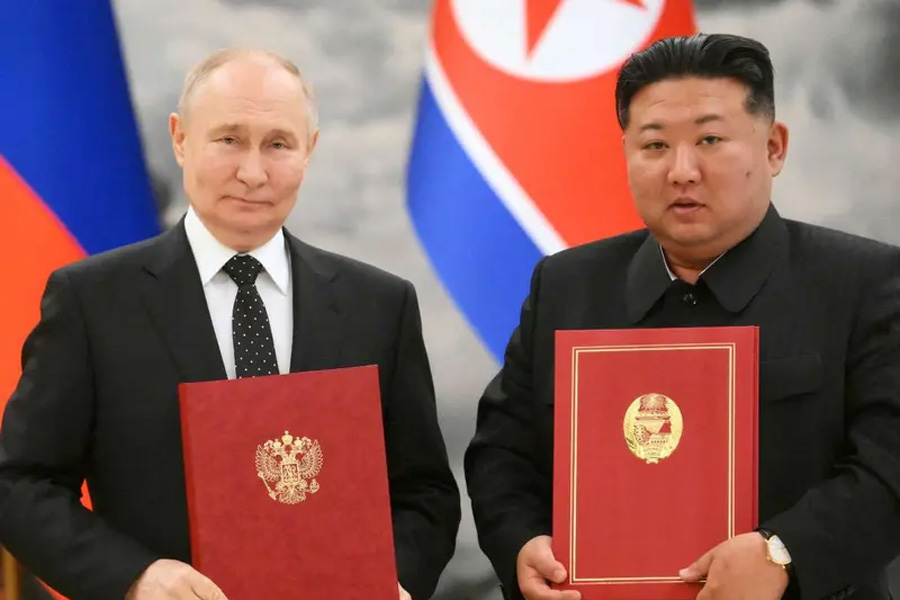 Rusia y Corea del Norte firman acuerdo de defensa