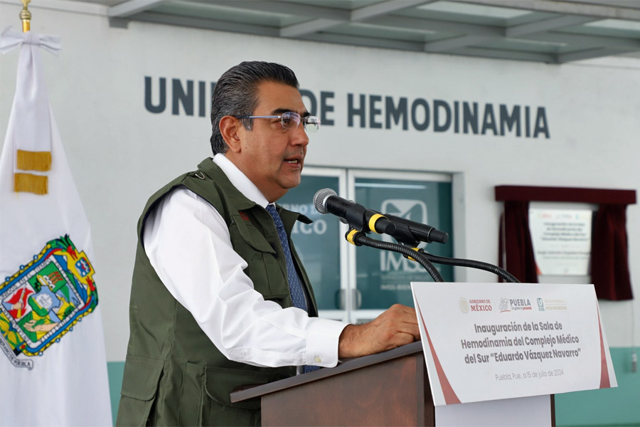 Inauguró Sergio Salomón sala de Hemodinamia