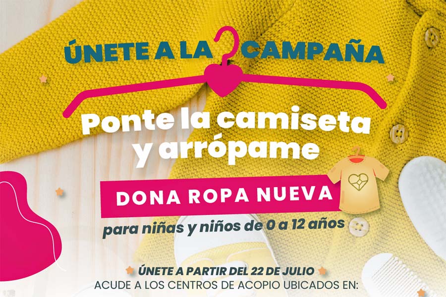 Anuncia SEDIF campaña de donación de ropa para menores de casas de Asistencia