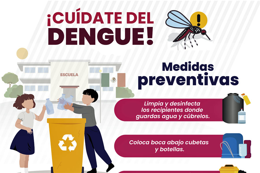 Sin contagios ni defunciones por dengue: Salud