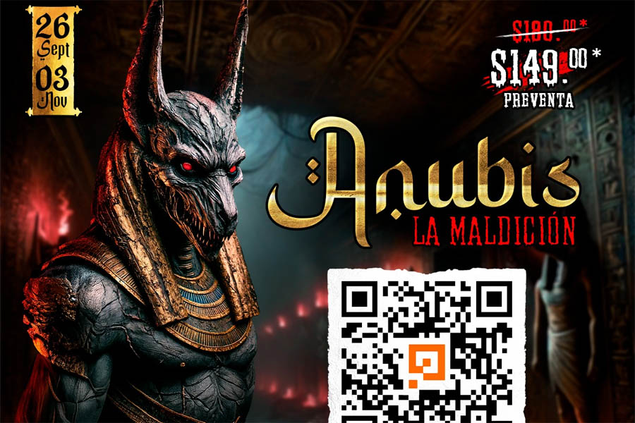 Se presentará en Puebla la experiencia “Anubis La Maldición”