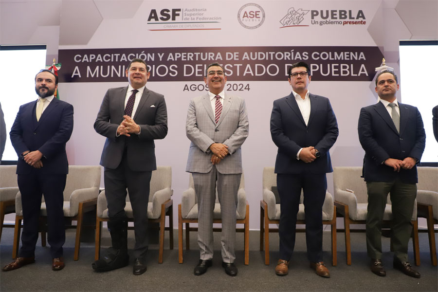 Inauguraron Sergio Salomón y Armenta capacitación a ediles