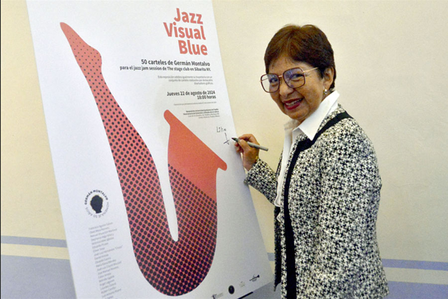 Inaugura BUAP exposición Jazz Visual Blue