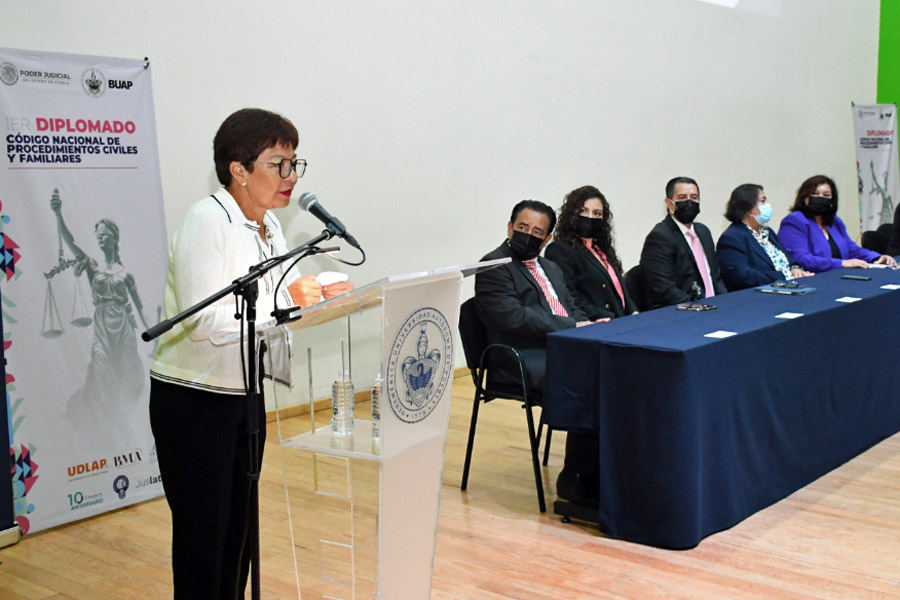 BUAP, sede del Primer Diplomado Código Nacional de Procedimientos Civiles y Familiares