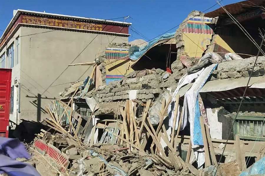 Terremoto en el Tíbet deja 126 muertos